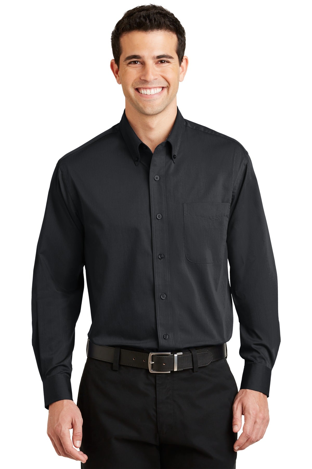 DISCONTINUED Port Authority® Tonal Pattern Easy Care Shirt. S613