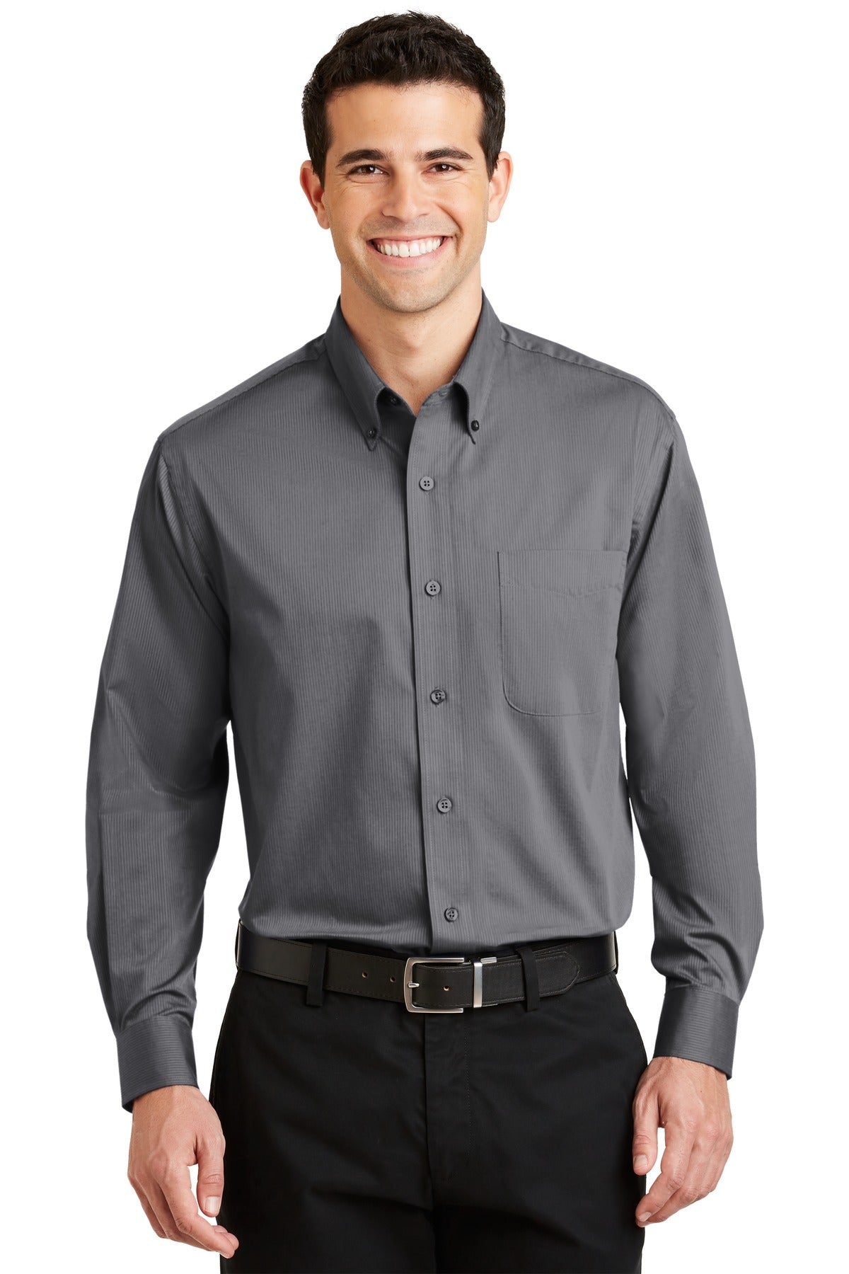 DISCONTINUED Port Authority® Tonal Pattern Easy Care Shirt. S613