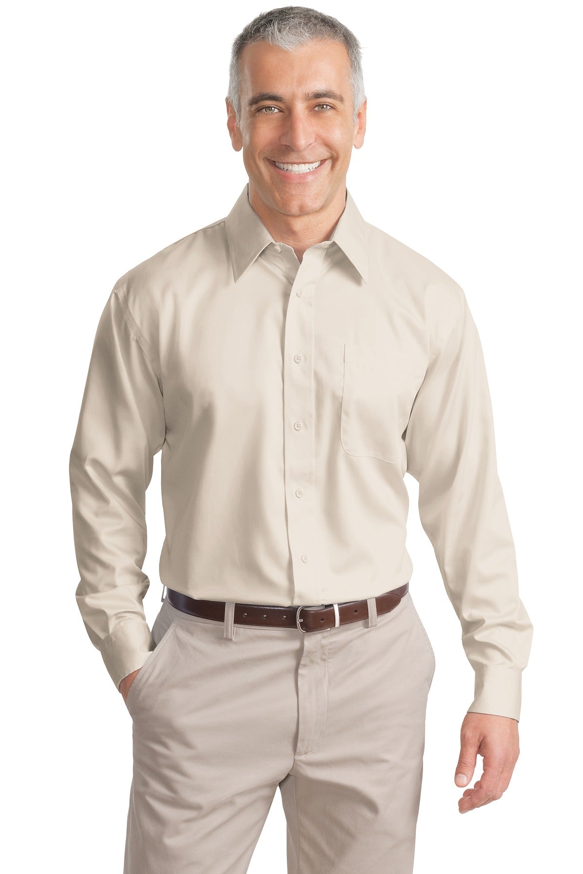 Port Authority® Non-Iron Twill Shirt.  S638