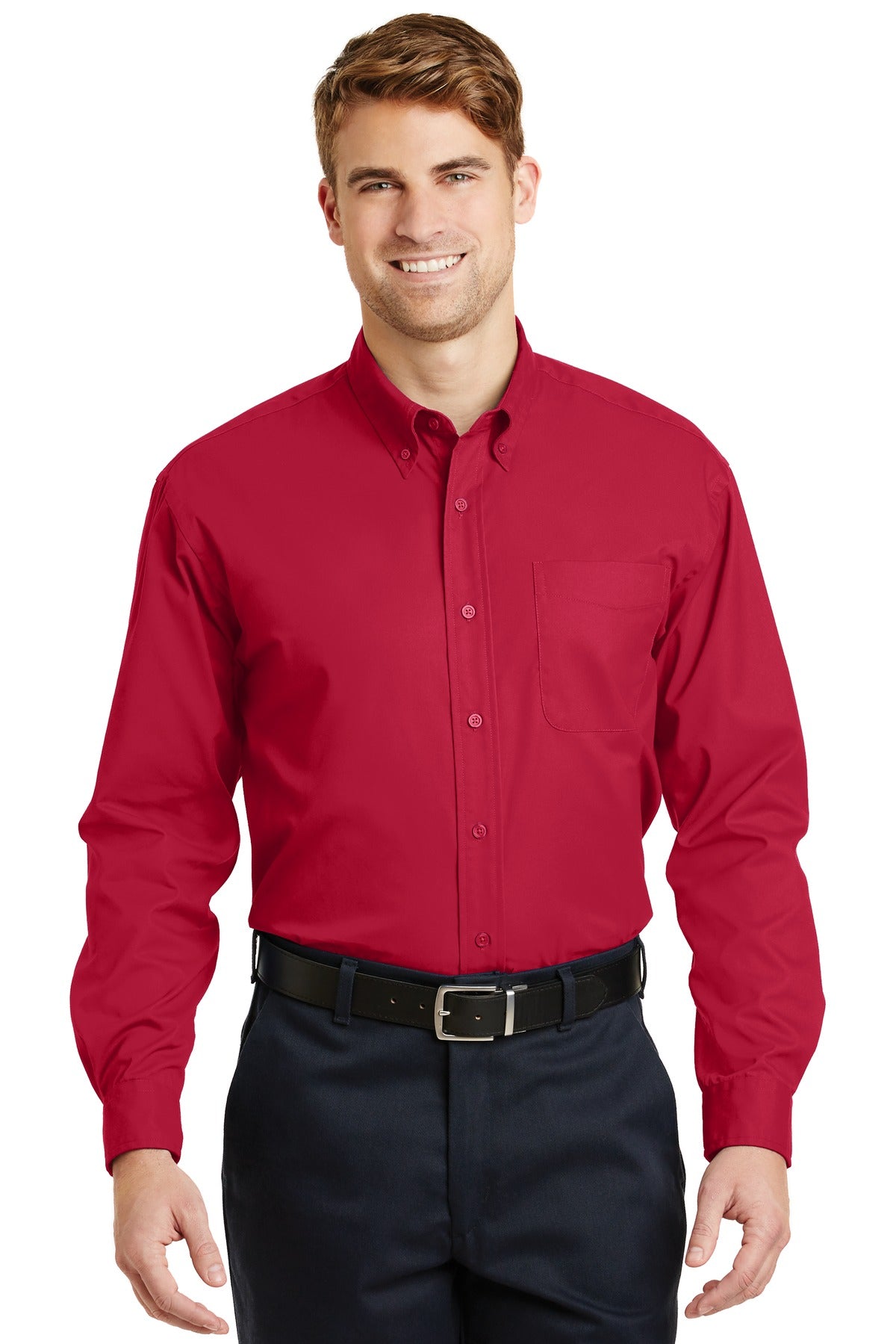 CornerStone® - Long Sleeve SuperPro™ Twill Shirt. SP17