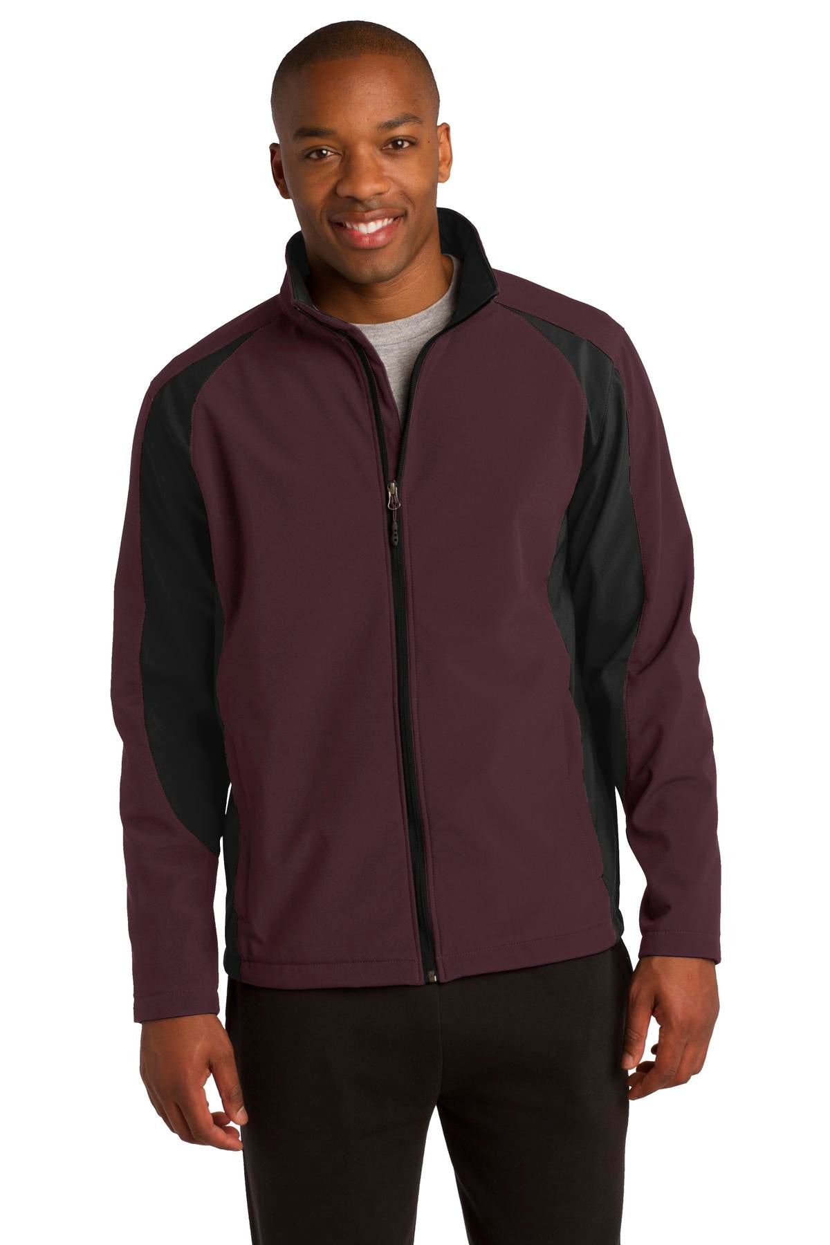 Sport-Tek® Colorblock Soft Shell Jacket. ST970