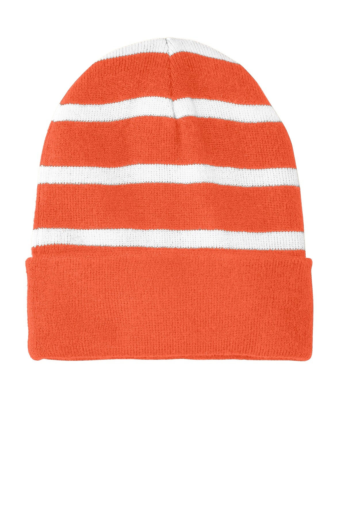 Sport-Tek® Striped Beanie with Solid Band. STC31