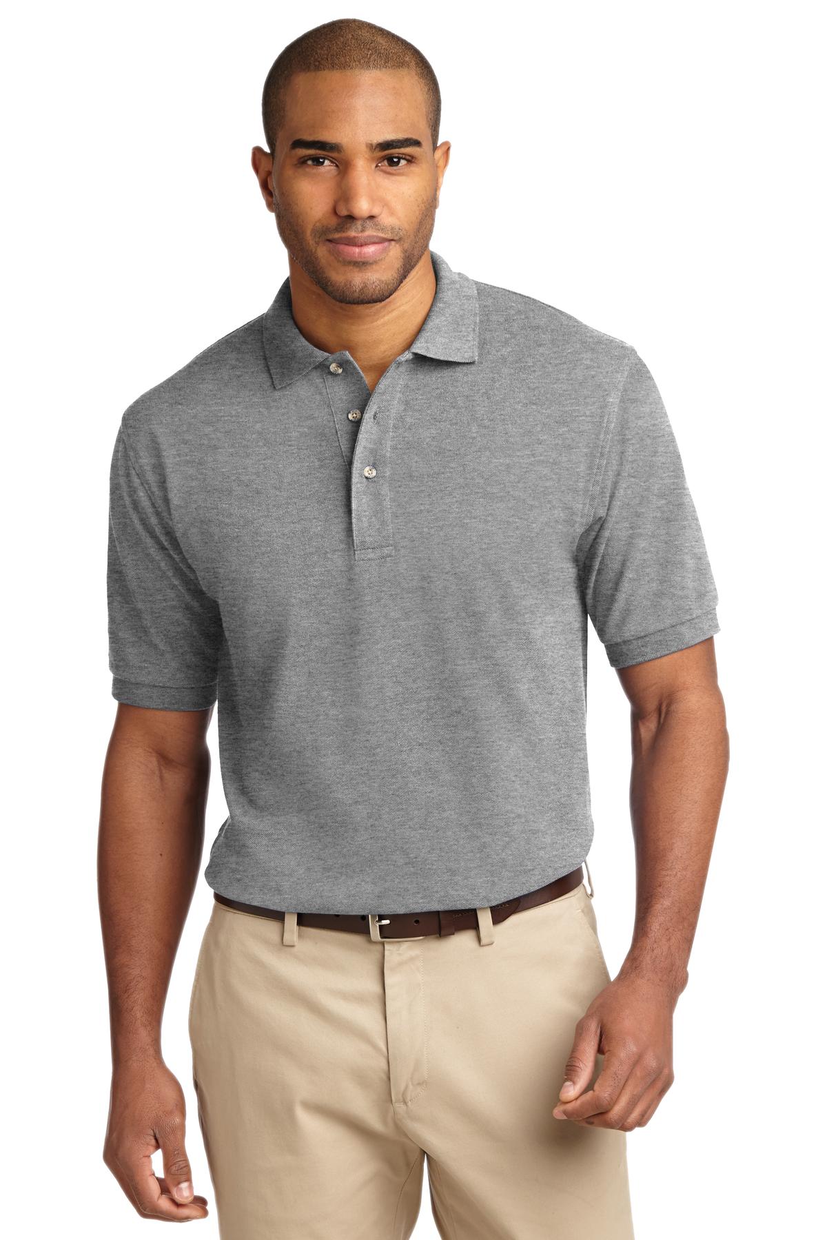 Port Authority® Tall Heavyweight Cotton Pique Polo.  TLK420