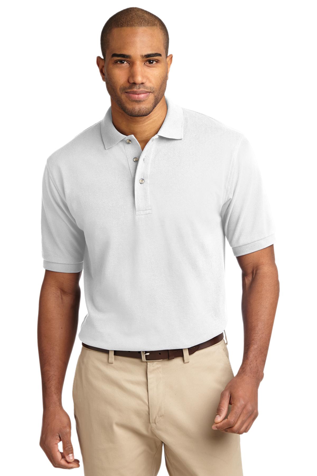 Port Authority® Tall Heavyweight Cotton Pique Polo.  TLK420