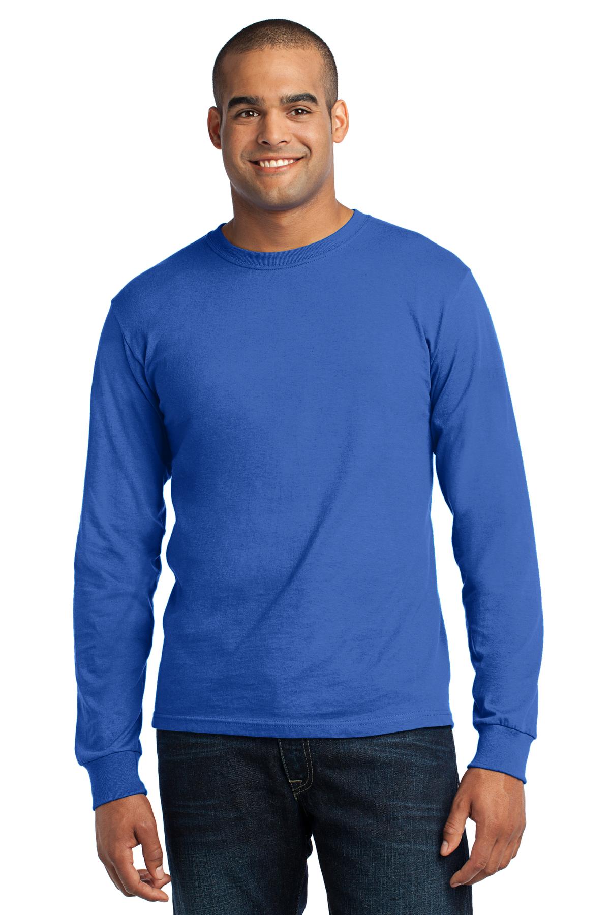 Port &amp; Company® - Long Sleeve All-American Tee. USA100LS