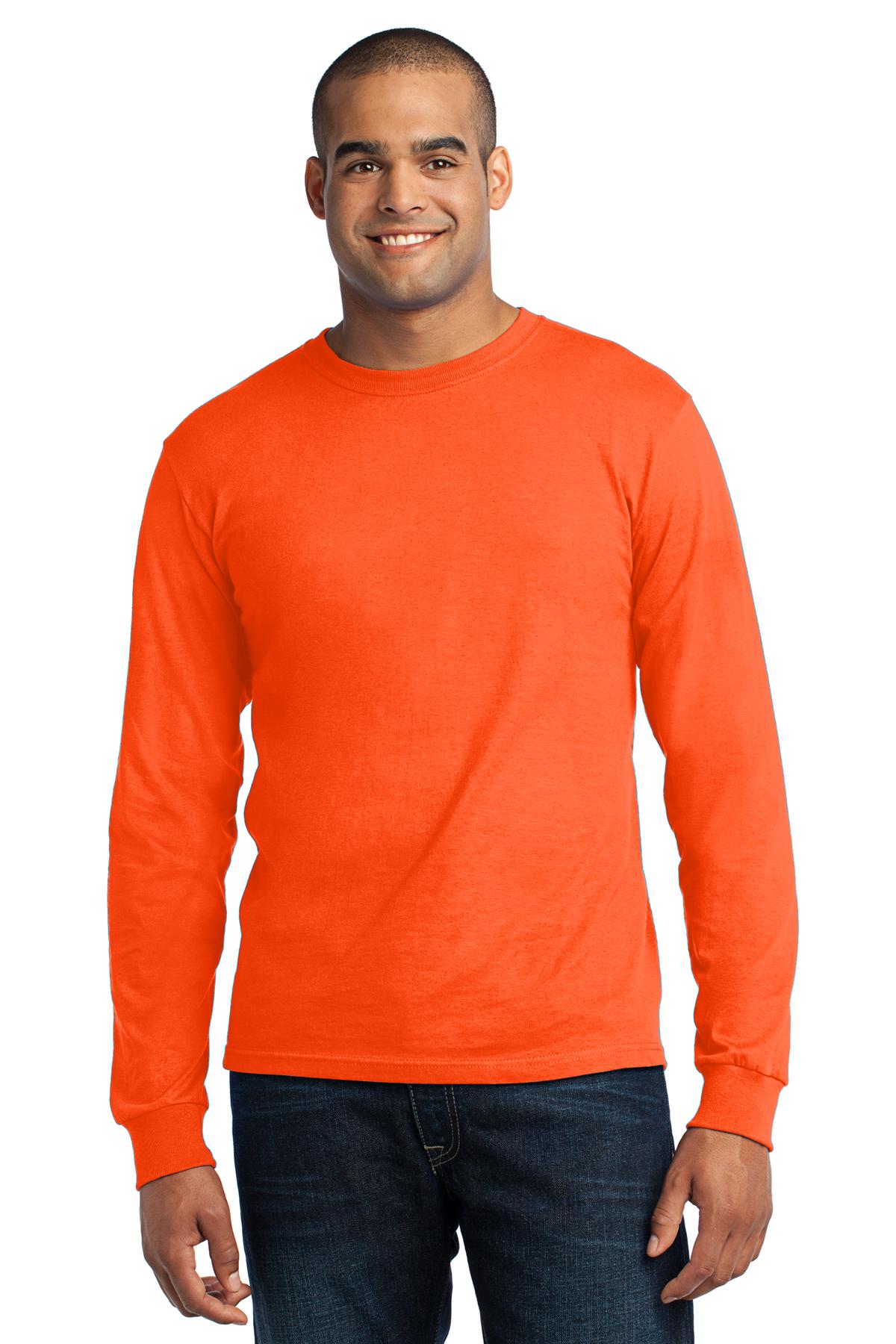 Port &amp; Company® - Long Sleeve All-American Tee. USA100LS