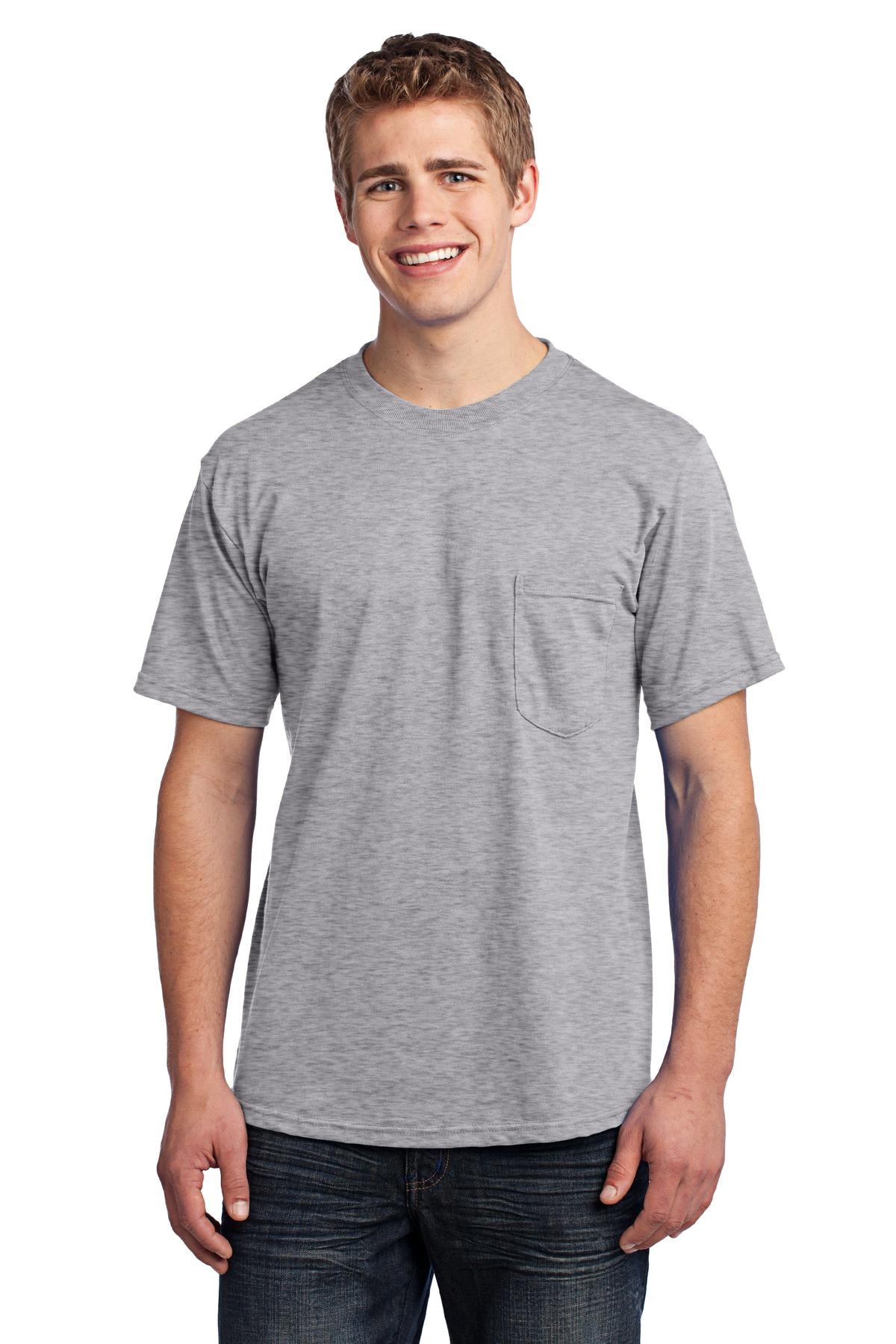 Port &amp; Company® - All-American Pocket Tee. USA100P