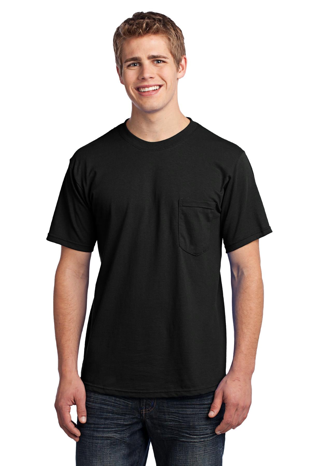 Port &amp; Company® - All-American Pocket Tee. USA100P