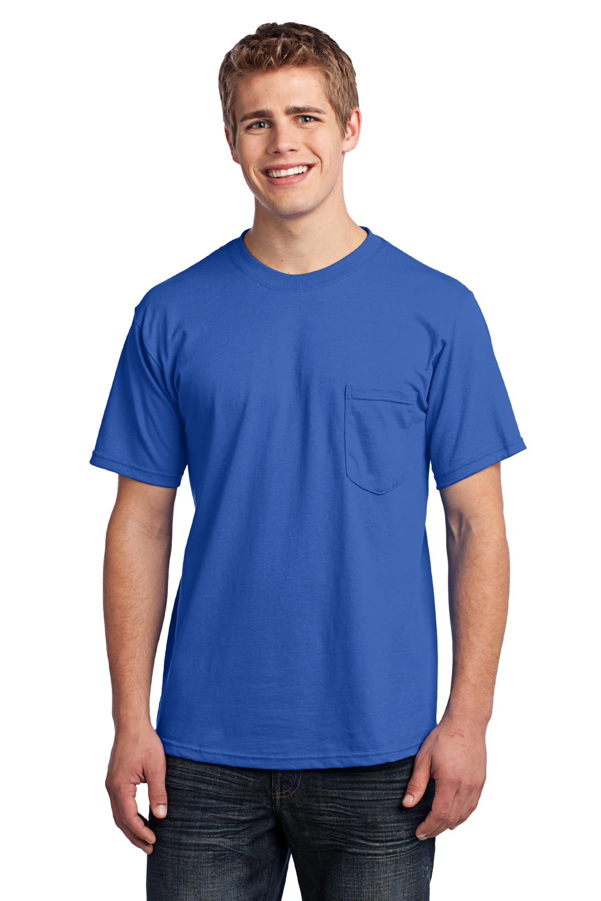 Port &amp; Company® - All-American Pocket Tee. USA100P