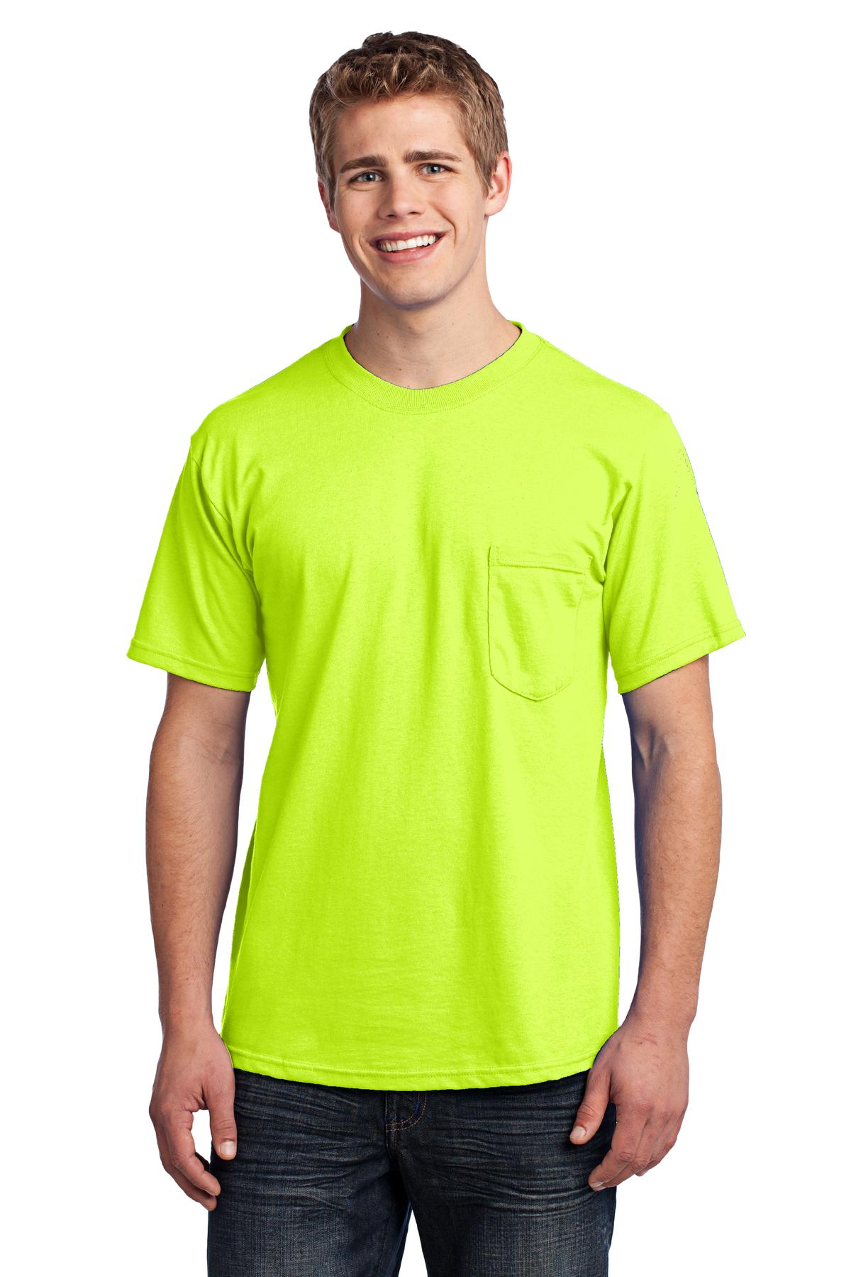Port &amp; Company® - All-American Pocket Tee. USA100P