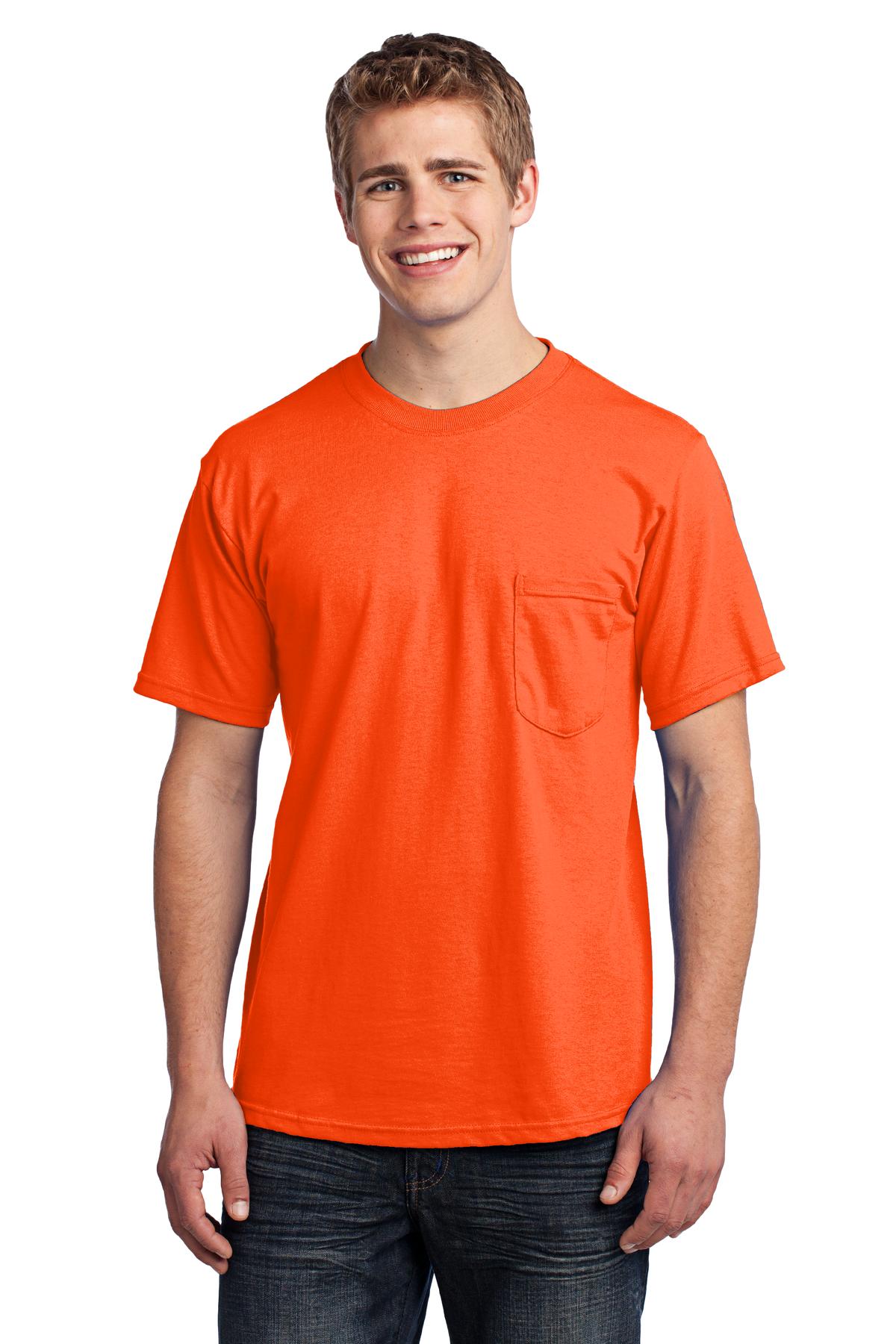 Port &amp; Company® - All-American Pocket Tee. USA100P