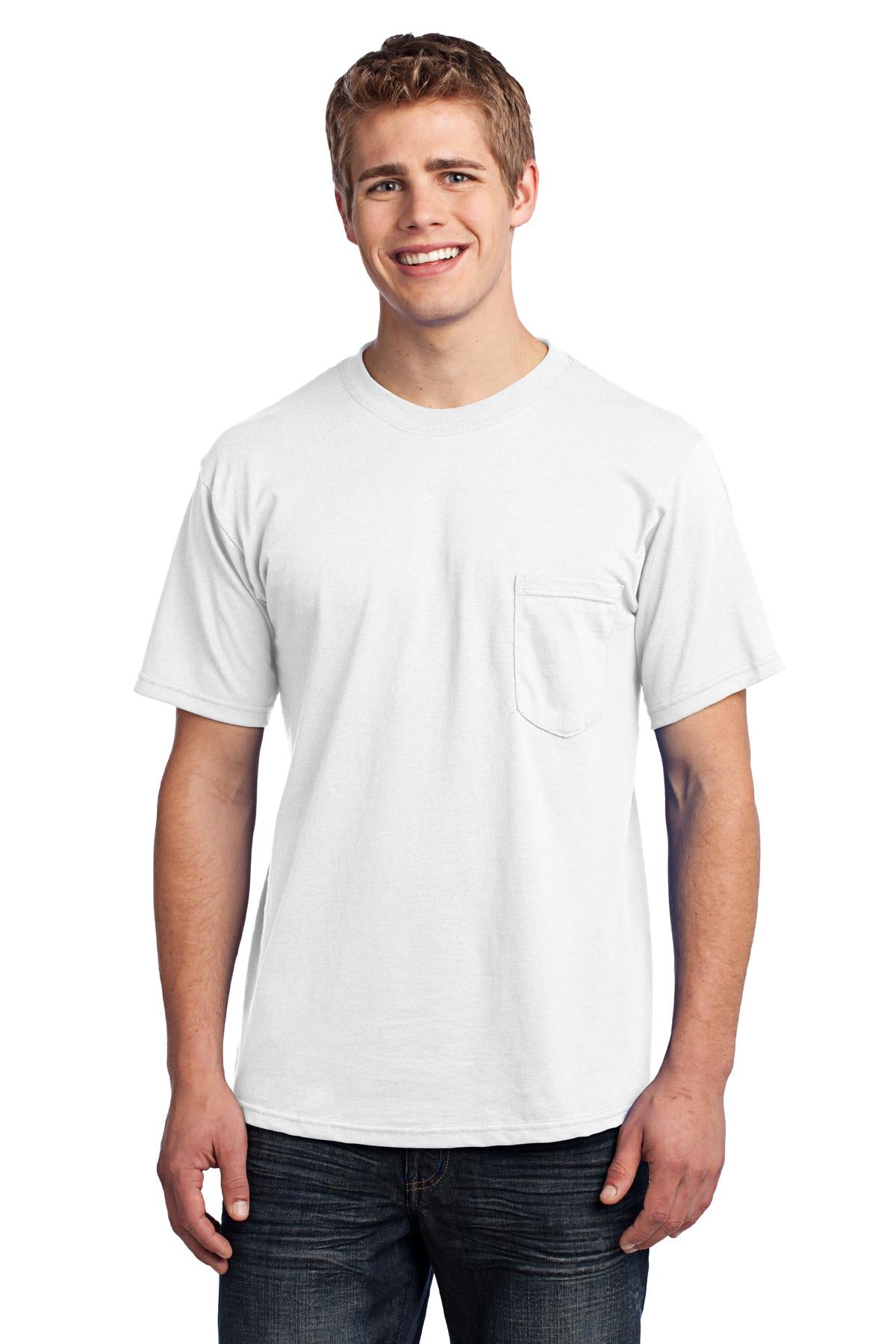 Port &amp; Company® - All-American Pocket Tee. USA100P