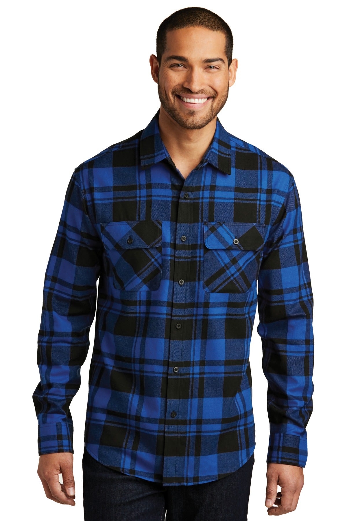 Port Authority® Plaid Flannel Shirt. W668