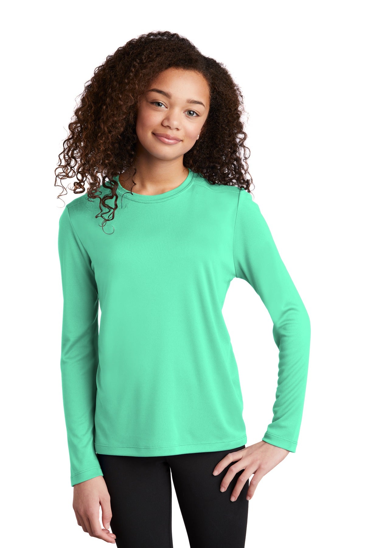 Sport-Tek ® Youth Posi-UV™ Pro Long Sleeve Tee. YST420LS