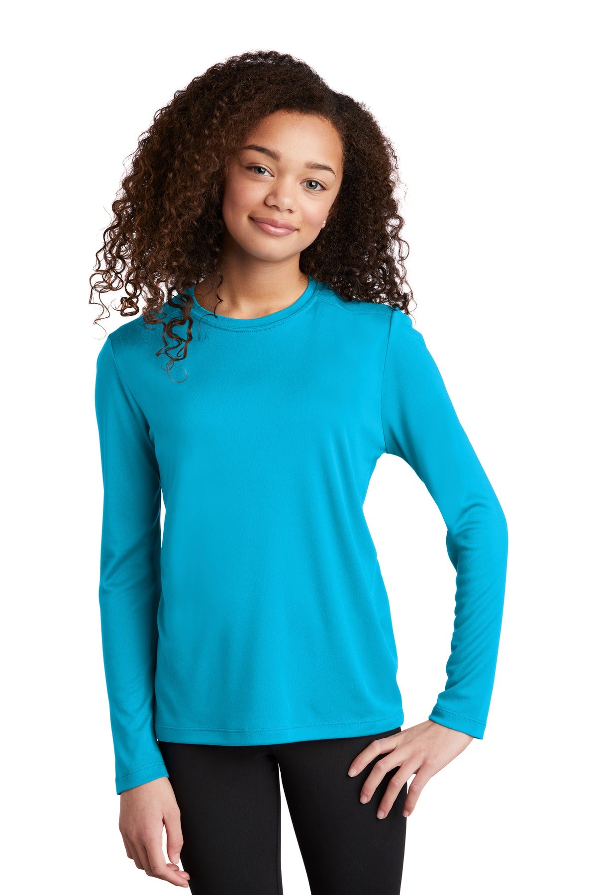 Sport-Tek ® Youth Posi-UV™ Pro Long Sleeve Tee. YST420LS