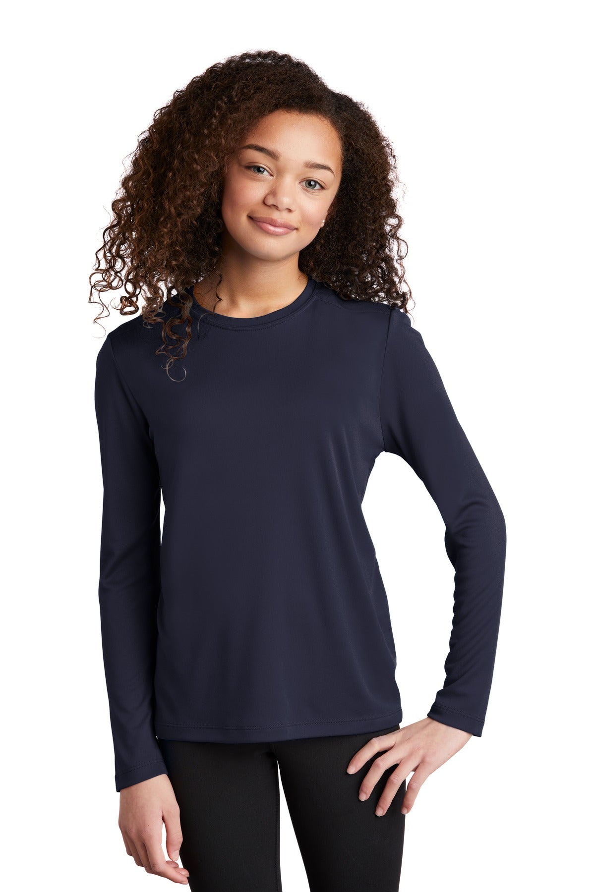 Sport-Tek ® Youth Posi-UV™ Pro Long Sleeve Tee. YST420LS