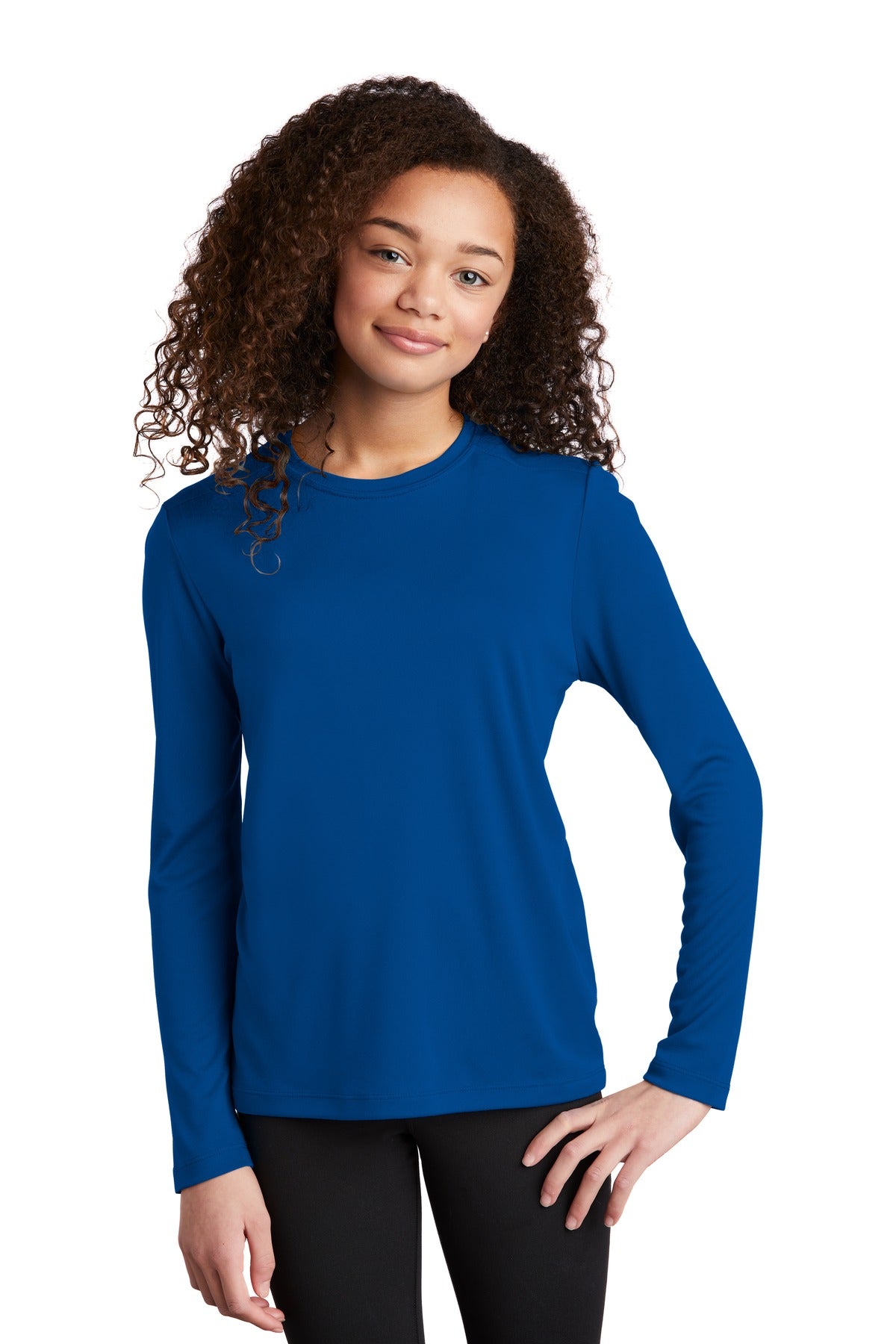 Sport-Tek ® Youth Posi-UV™ Pro Long Sleeve Tee. YST420LS