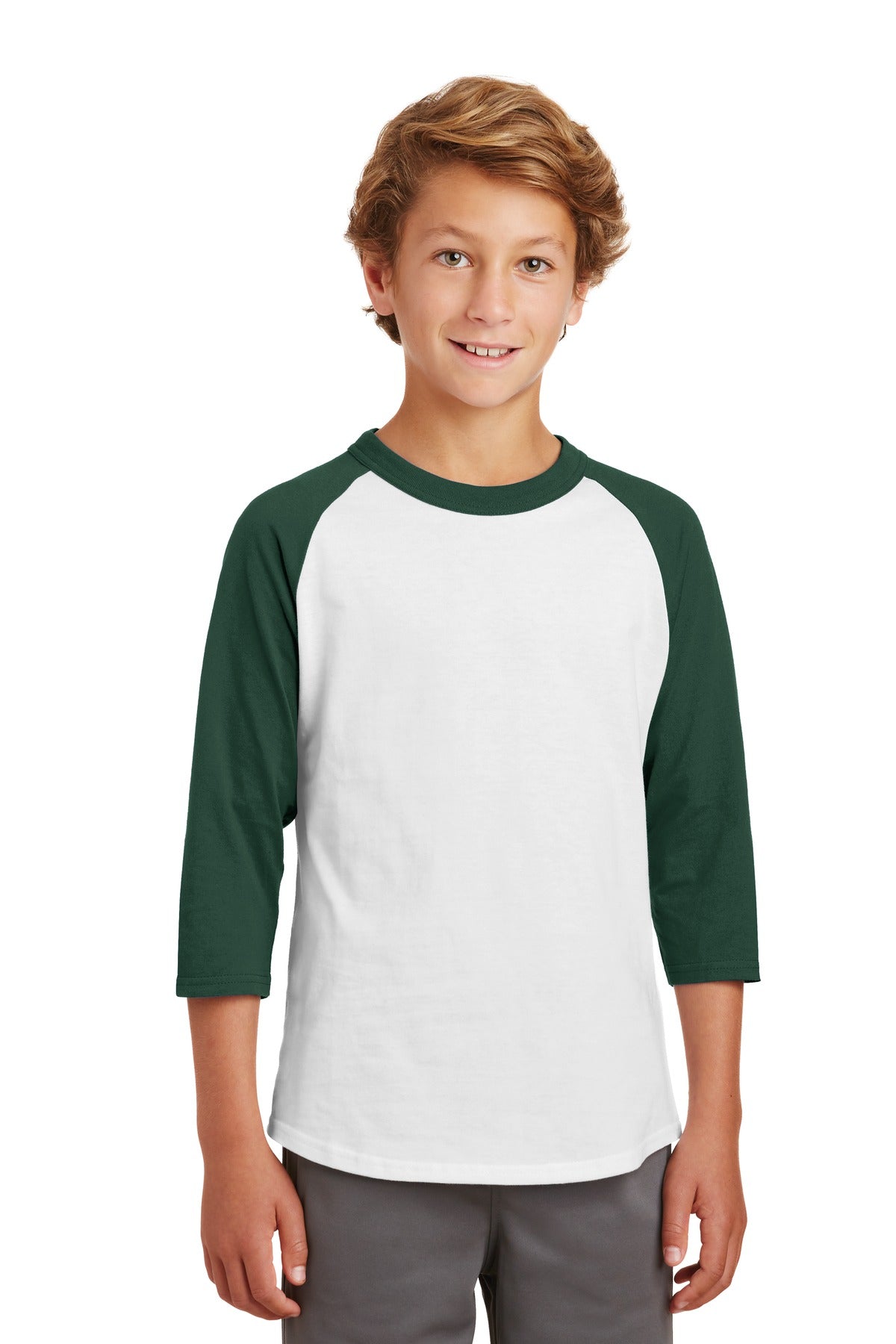 Sport-Tek® Youth Colorblock Raglan Jersey.  YT200